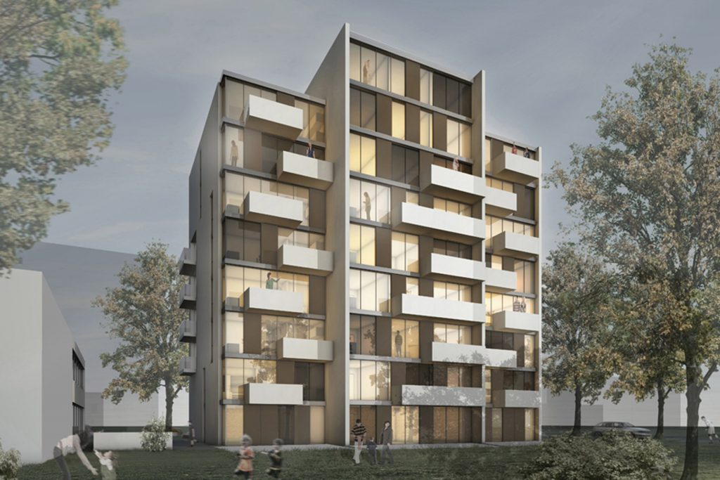 HOCHHAUS LETTENWALD IN ULM/BÖFINGEN Hullak Architekten